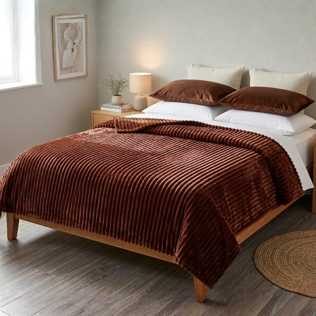 Manta Mallow Premium Marron