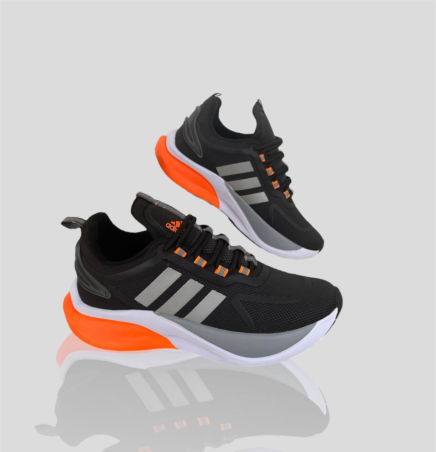 ADIDAS NEGRO - NARANJA