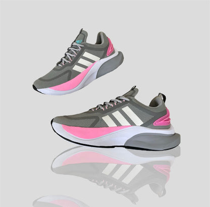 ADIDAS GRIS - ROSA