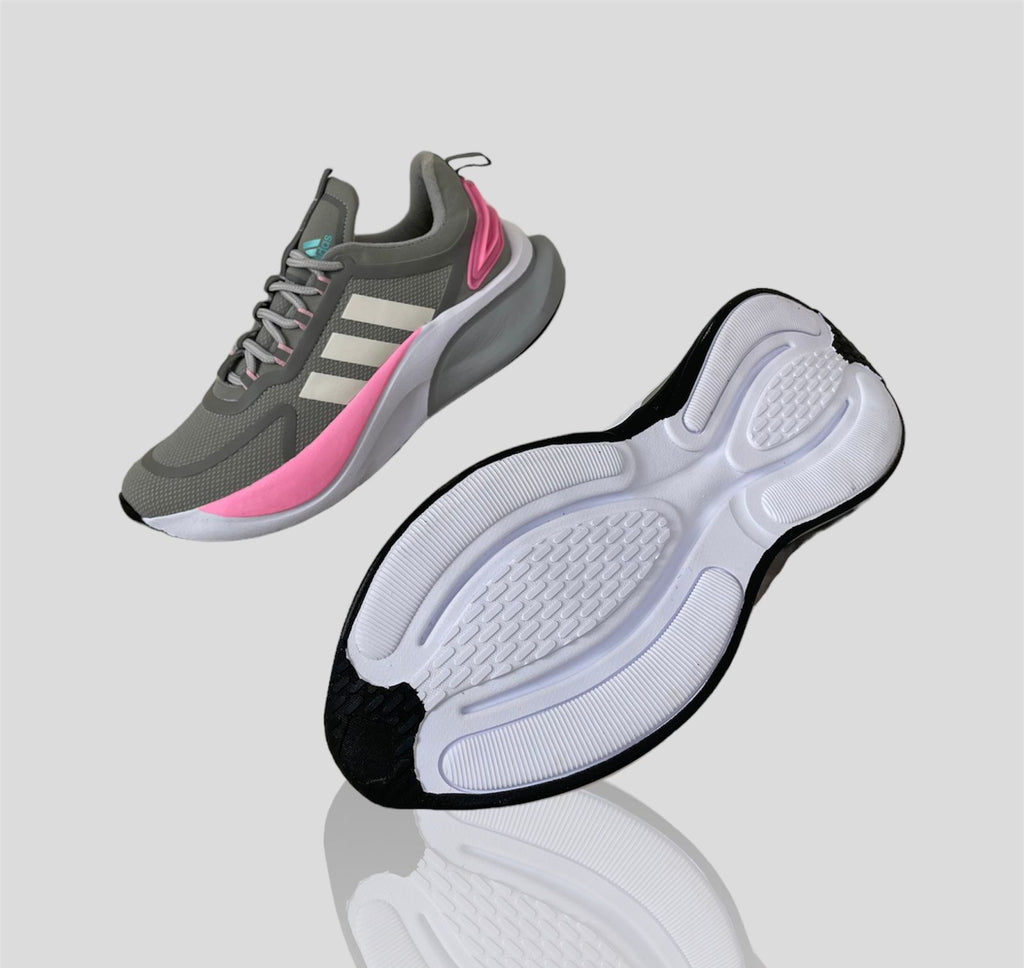 ADIDAS GRIS - ROSA