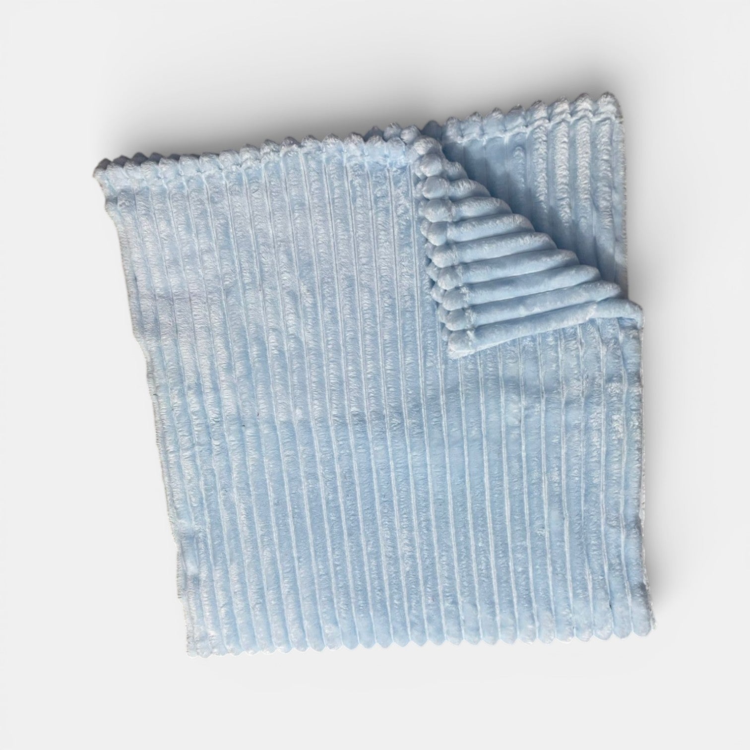 Manta Mallow Premium Azul Bebe